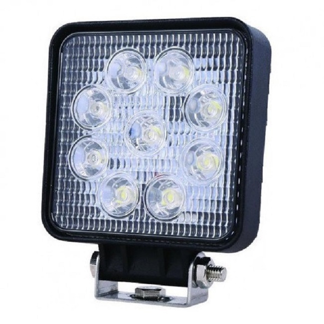 Proiector LED auto 27W, patrat