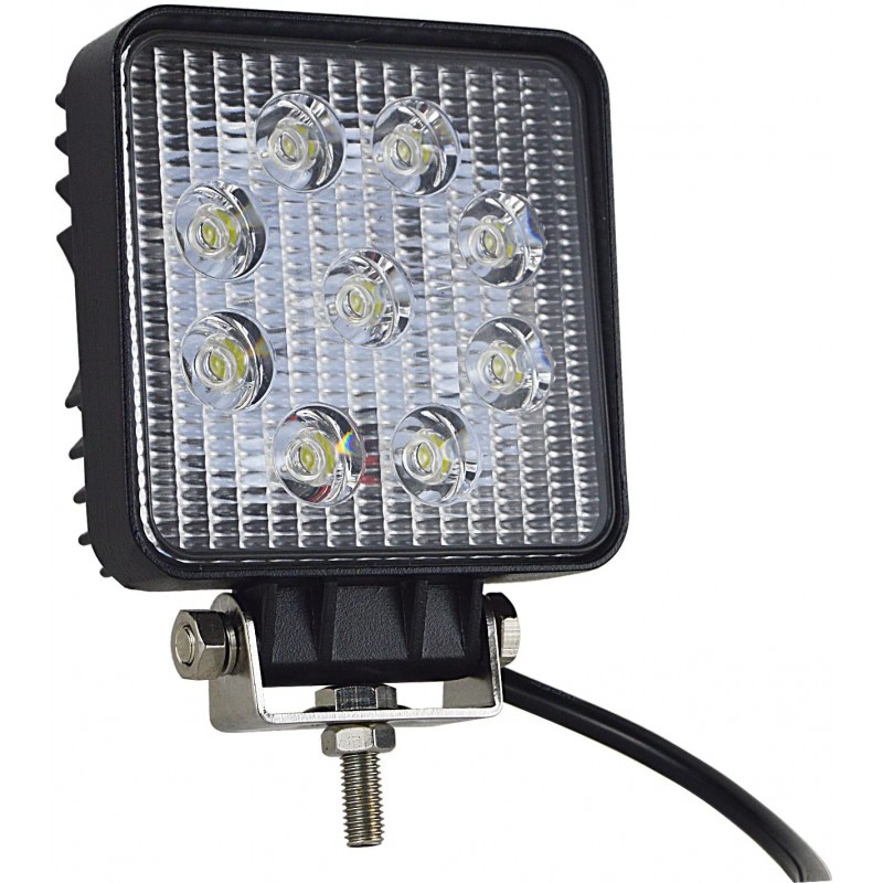Proiector LED auto 27W, patrat