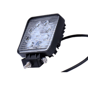 Proiector LED auto offroad 27W, spot patrat
