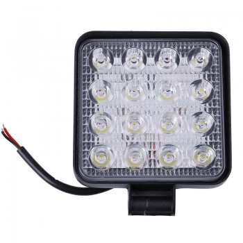 Proiector LED auto 48W, spot patrat