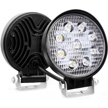 Proiector LED auto 12V 27W, rotund