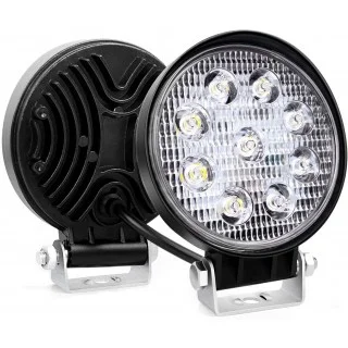 Truce Amount of money place Proiector LED auto offroad 27W, rotund - Eldepo.ro