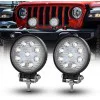 Proiector LED auto 12V 27W, rotund