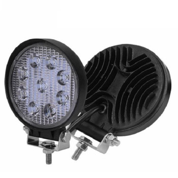 Proiector LED auto 12V 27W, rotund
