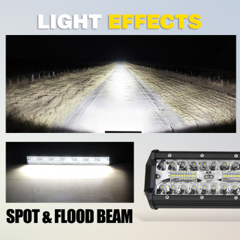 Proiector auto, Led Bar, 900W, 107CM, Triple Row Spot & Flood, Ultra Light, 12-24V Proiector auto, Led Bar, 900W, 107CM, Triple Row Spot & Flood, Ultra Light, 12-24V