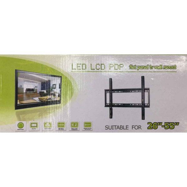 Suport TV de Perete Fix, pentru LED/LCD/Smart TV, Max 50kg, VESA 200x200