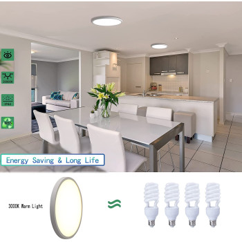 Plafoniera led rotunda, lumina calda, 18W, aplicata, driver inclus Plafoniera led rotunda, lumina calda, 18W, aplicata, driver inclus