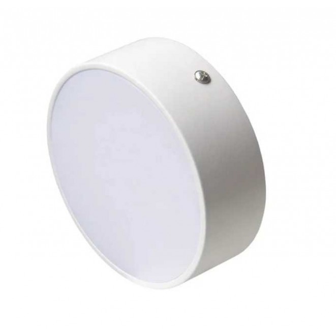 Panou led rotund 16W, 6500K, lumina alba, aplicat