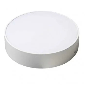 Panou led rotund 24W, 6500K, lumina alba, aplicat