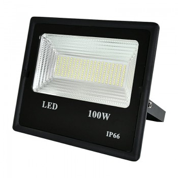 Proiector LED exterior 100W , lumina rece, 9000lm IP66 ,negru