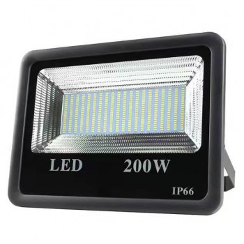 Proiector LED exterior 200W , lumina rece, 18000lm, IP66, negru