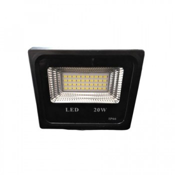  Proiector LED exterior 20W, negru, lumina rece, 1800lm, IP66  