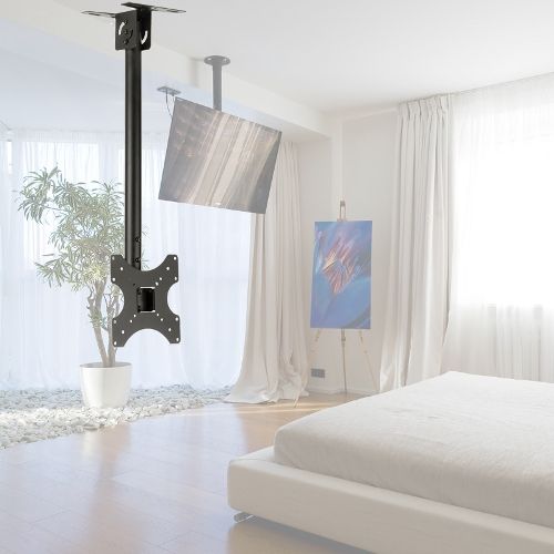Suport TV de Tavan Fix, pentru LED/LCD/Smart TV, 14-42 Inch, Max 30kg, VESA 200x200 Suport TV de Tavan Fix, pentru LED/LCD/Smart TV, 14-42 Inch, Max 30kg, VESA 200x200