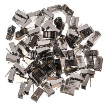 Set 100buc/Mufa utp RJ45 8p8c-cu ecranaj