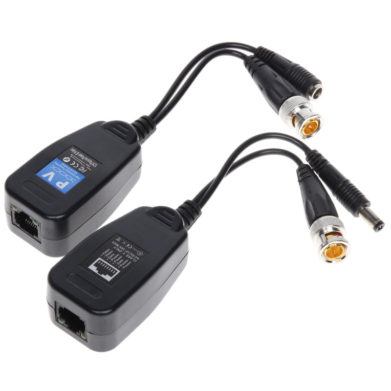 Video Balun HD-CVI/TVI/AHD-PV/PVD/PVA cu alimentare Video Balun HD-CVI/TVI/AHD-PV/PVD/PVA cu alimentare