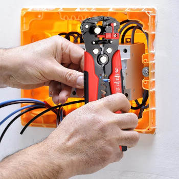 Cleste automat dezizolat, sertizat, taiat cablu electric, profesional 5 in 1