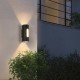  Aplica LED perete exterior, 12W, lumina calda, IP65 