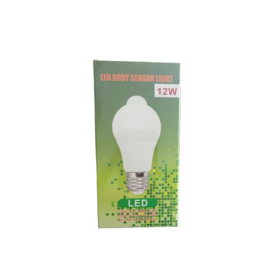 Bec LED cu senzor de miscare E27 12W 1080lm lumina rece