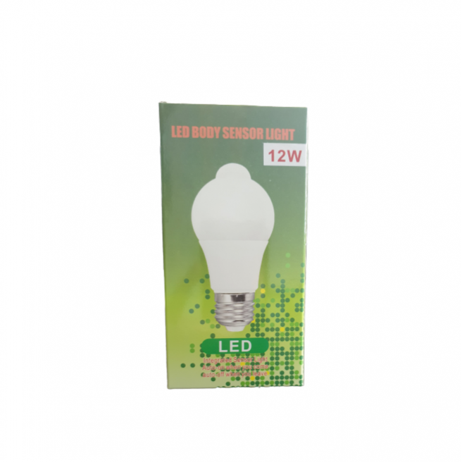 Bec LED cu senzor de miscare E27 12W 1080lm lumina rece