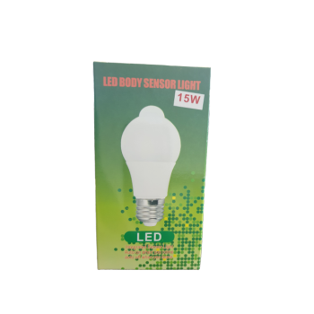 Bec LED cu senzor de miscare E27 15W 1350lm lumina rece