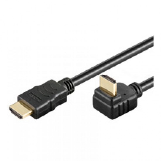 Cablu HDMI 1.5m 19p-19p gold 90 grade