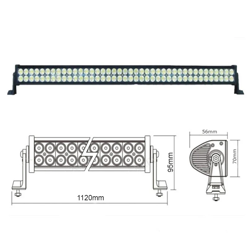 Proiector LED auto off-road, 10V-36V, 240W