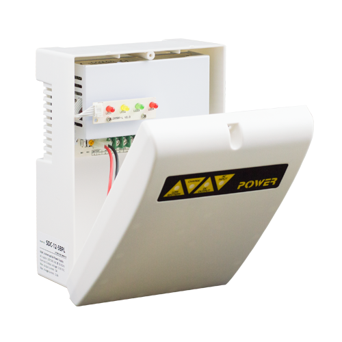 Sursă de Alimentare 12V 5A (60W) cu Backup în Cutie de Plastic