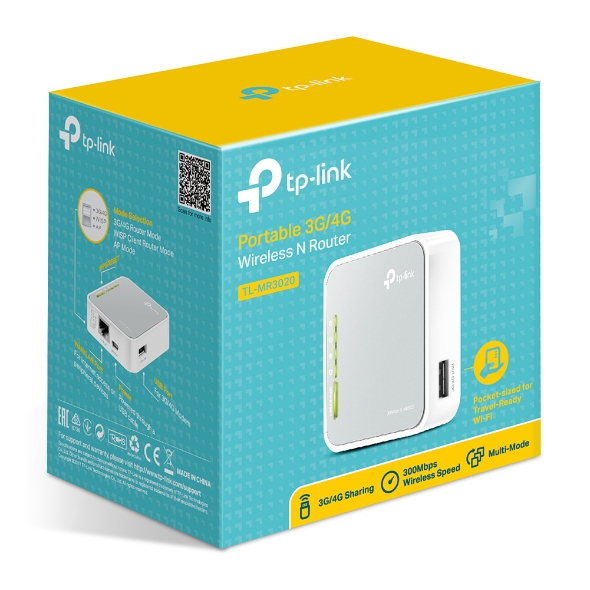 Router Wireless 4G Portabil TP-Link TL-MR3020