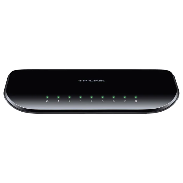 Switch TP-Link TL-SG1008D, 8 porturi Gigabit, Desktop, plastic