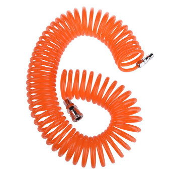 Furtun de aer spirala din pvc 12 metri