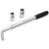 Cheie Roti Auto, Tip L, Capat Reversibil, Telescopica, 17/19 Si 21/23 Mm
