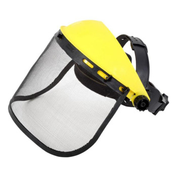 Masca de protectie cu viziera din plasa motocoasa Masca de protectie cu viziera din plasa motocoasa