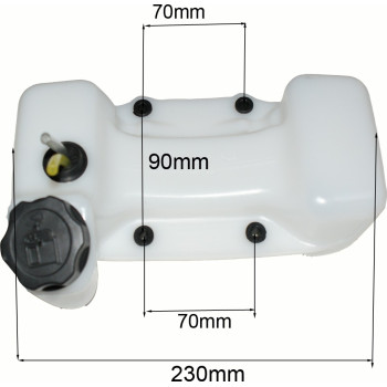 Rezervor combustibil motocoasa Ruris 270, 320, 431, 441 Rezervor combustibil motocoasa Ruris 270, 320, 431, 441