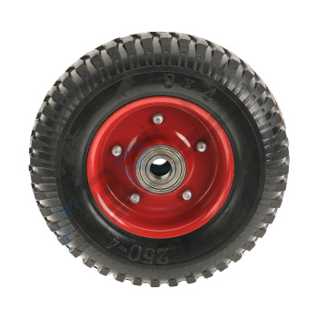 Roata carucior - mare - cauciuc brut striat - rulment - 250-4 (8") Roata carucior - mare - cauciuc brut striat - rulment - 250-4 (8")