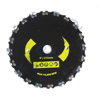 Disc motocoasa circular cu dinti tip lant drujba 180 mm