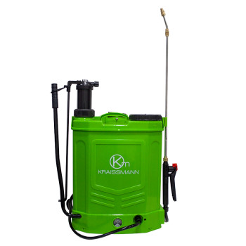 Pompa de stropit Kraissmann 18L 2 in 1- manuala si electrica