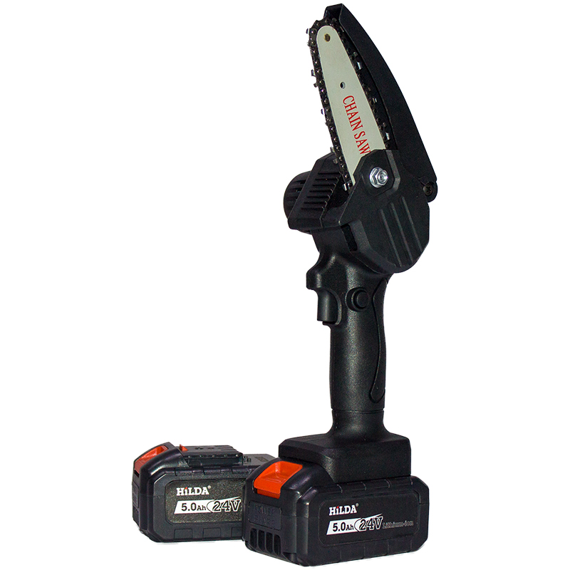Fierastrau Hilda Cu 2 Acumulatori 24V, 5.0Ah Pentru Drujbă Și Motofierăstrău