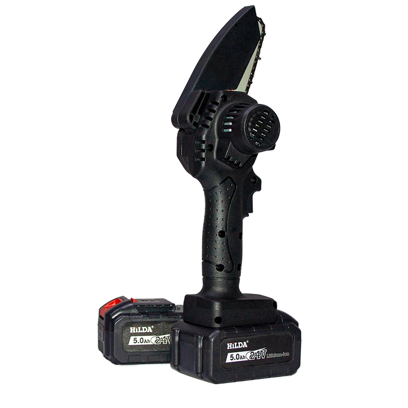 Fierastrau Hilda Cu 2 Acumulatori 24V, 5.0Ah Pentru Drujbă Și Motofierăstrău