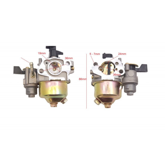 Carburator Motor Cu Robinet 168 Ape Curate/Murdare