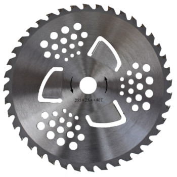 Disc motocoasa 40T, vidia mare, cu aripioare, 255 x 25.4mm