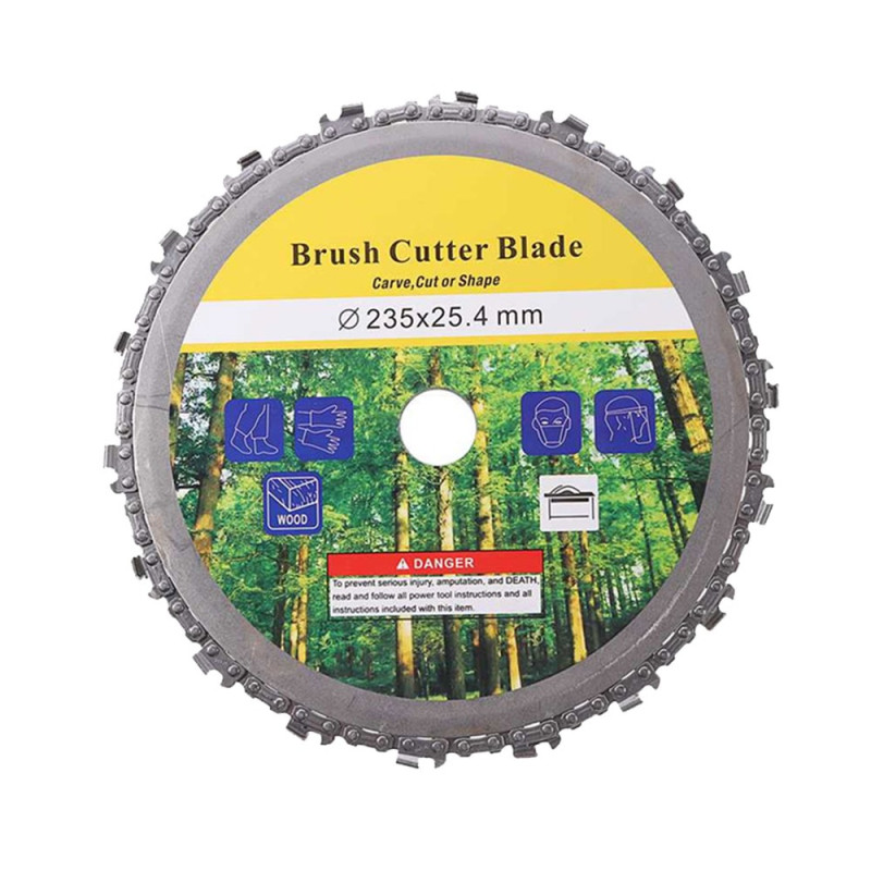 Disc Motocoasa Cu Lant De Drujba 235Mm X 25.4Mm Disc Motocoasa Cu Lant De Drujba 235Mm X 25.4Mm