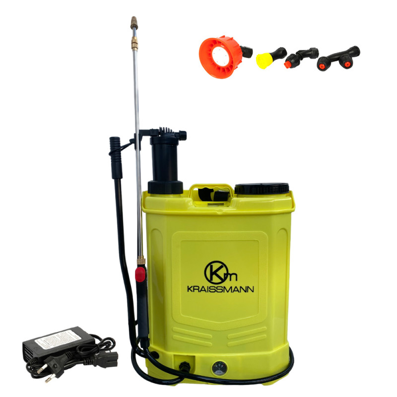 Pompa De Stropit Kraissmann 16L 2 In 1- Manuala Si Electrica