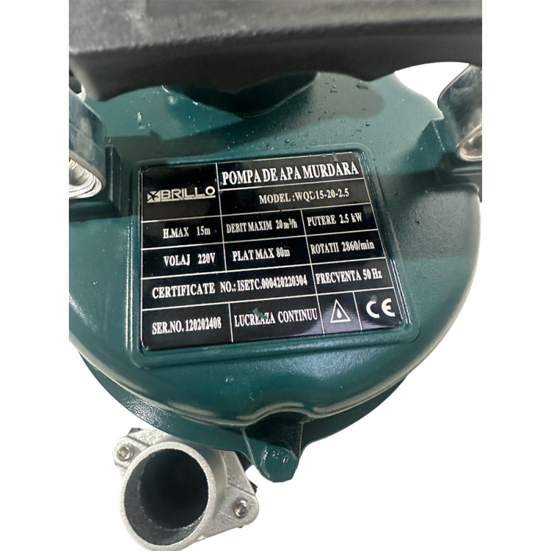 Pompa De Apa Murdara Brillo 2500 W