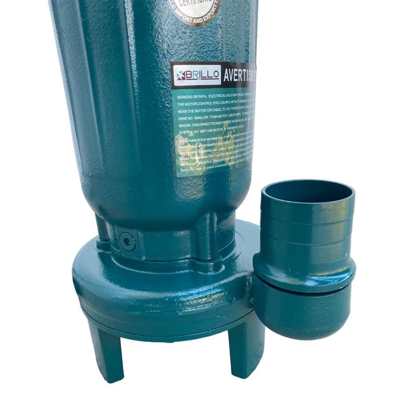 Pompa Apa Murdara Brillo 2500W, Tocator, Cutit Exterior