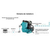 Mini Hidrofor Brillo 400W, H Refulare 28M Ape Curate/Murdare