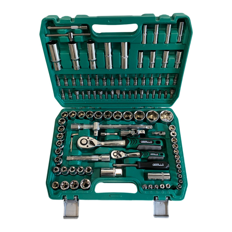 Set Trusa Chei Si Tubulare, 108 Piese Bricolaj Și Meșterit