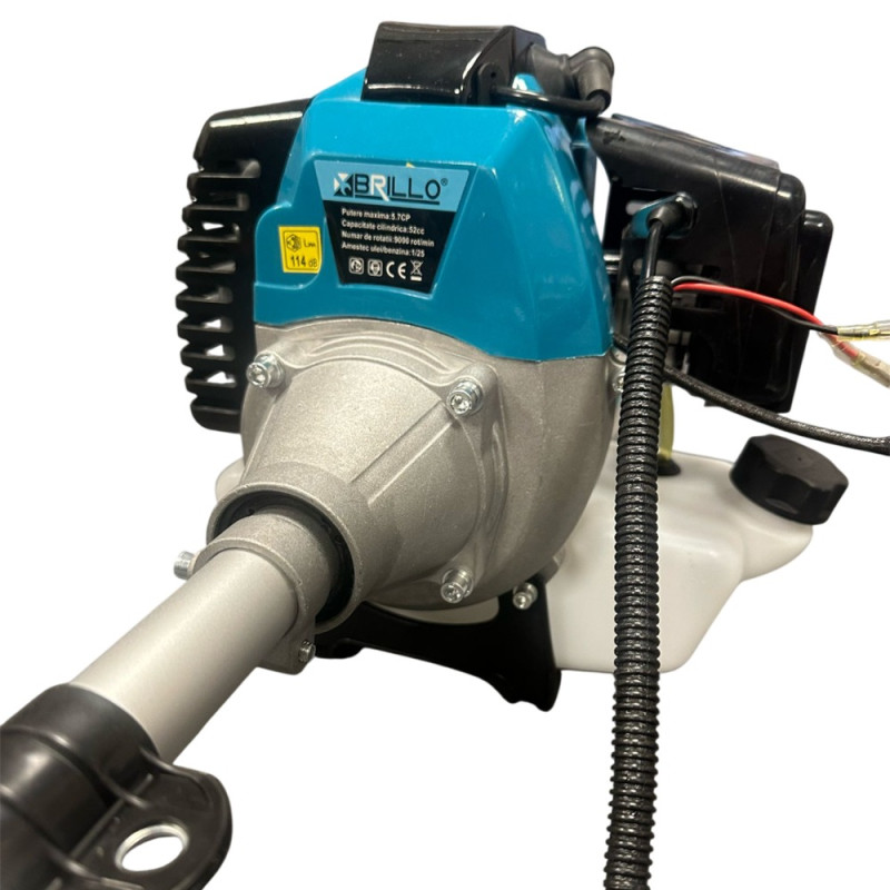 Motocoasa Pe Benzina Brillo 5.7Cp 52Cc 3 Accesorii Incluse