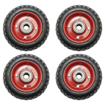 Roata carucior, cauciuc brut, cu rulment 160x50 (6") Roata carucior, cauciuc brut, cu rulment 160x50 (6")