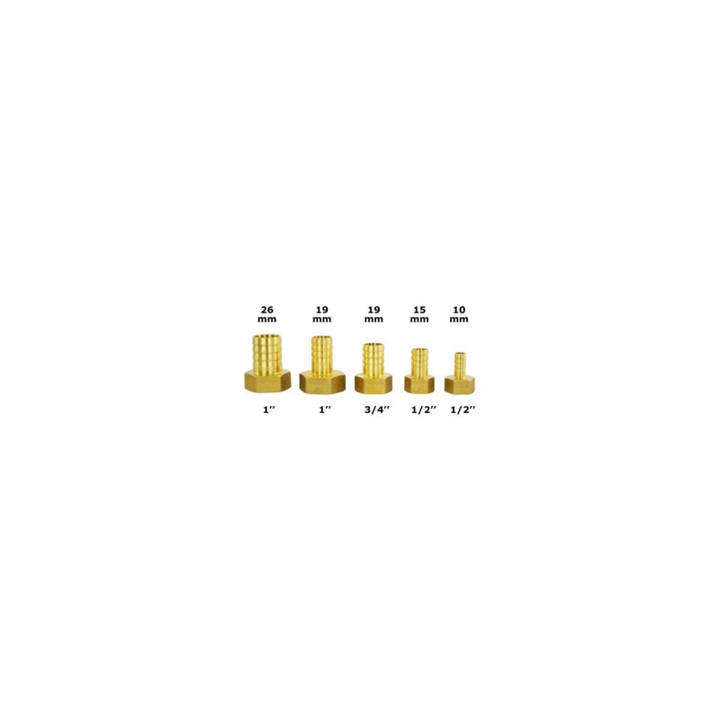 Stut Pentru Furtun Fi 3/4" X 19 Mm Ape Curate/Murdare