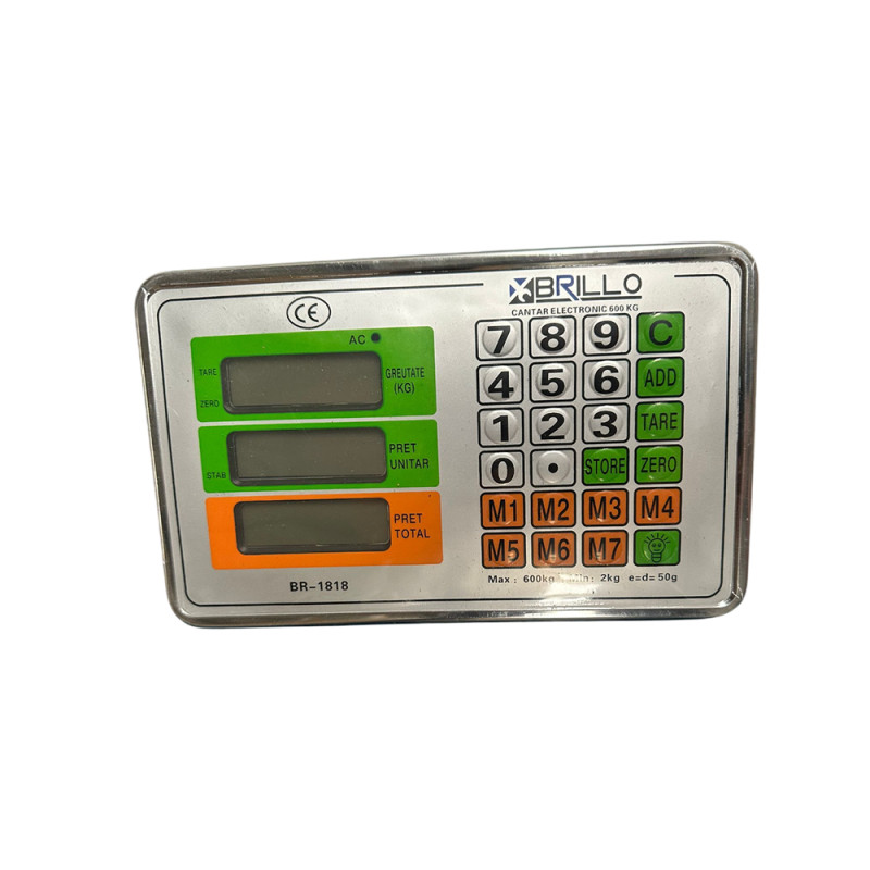 Cantar Platforma Wireless Capacitate 600 Kg, Afisaj Lcd, Platforma Metalica Cantar Platforma Wireless Capacitate 600 Kg, Afisaj Lcd, Platforma Metalica